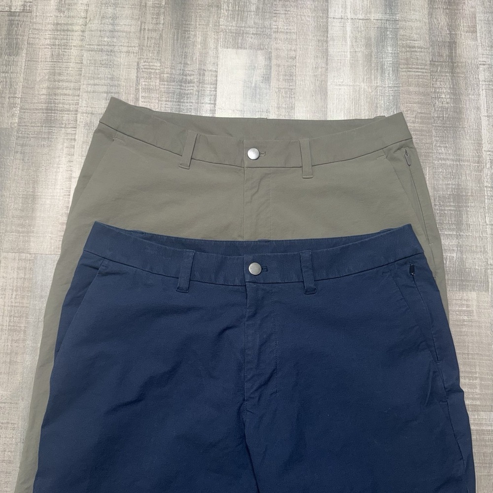 Lululemon Commission Slim Fit Pant Utilitech Mens 32x30 LM5AXAS.03 Bundle Of 2